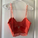Aerie  Womens Bralette Lace Peach Wireless Bra Adjustable‎ Straps Size 34D NWT Photo 6