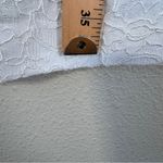 The Wedding Bell White Lace Sweetheart Neckline Mini Dress Womens XS Bridal Photo 2