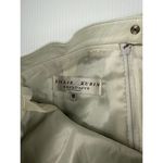 Lillie‎ Rubin White Tiered leather Skirt with Architectural Pleating size 10 Photo 3