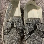 Muguan Silver Rhinestone Sneakers Shoes Sz. 5 Photo 3