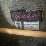 Younique Y2K Vintage Denim Jacket Cropped Jean Jacket Western Bolero Cargo 3X Blue Photo 2