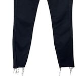 MOTHER High Waisted Looker Jeans Women’s Size 24 Guilty Party Skinny Ankle Fray Black Photo 4