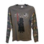 Hannah Andersson Grey Darth Vader Holiday Carolers Size Small Long Sleeve PJ Top Gray Photo 5