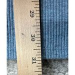 J. JILL Hooded Ribbed Knit Tunic Sweater Long Sleeve in Blue Large Comfortable Photo 7