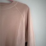 Mate the Label  Organic Lightweight Terry Raglan Sweatshirt in Rose, size medium Photo 1