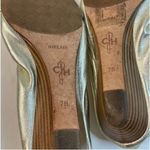 Cole Haan  Gold Metallic Peep Toe Shoes Photo 8