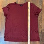 Alfani  burgundy tissue tee shirt, size XL Photo 5