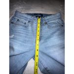 AERO High Rise Distressed Light Wash Denim Skinny Jeans Womens Blue Size 0 Photo 2