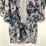 Badgley Mischka Sheer Multicolor Beaded Front Top Photo 5