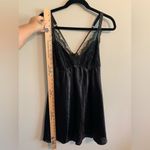 Flora Nikrooz Flora Black Satin and Lace Babydoll size L‎ Photo 9