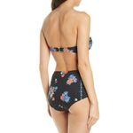 Tory Burch New.  black tea rose bikini set. L-bottom/M-top Normally $298 Photo 5