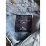 American Eagle Jean Shirt. Blue Photo 2