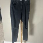 Good American  Black Distressed Jeans Women’s Size 16 Photo 1