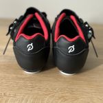 Peloton Shoes Womens 7 38 Black Red Cycling Shoes Bike Cleats Biking Spinning Photo 4