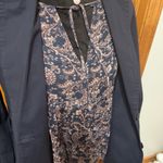 Eileen Fisher  Organic Cotton Poplin Shaped Blazer in Navy size XS Photo 4