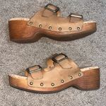 Kork-Ease Saffron Slide Leather Sandal Cork Woodgrain Brown Terra 8 Photo 3