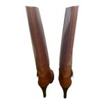 Alex Marie  Cognac Color‎ Side Buckle Leather Boots Size 8M Photo 3