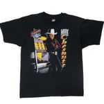 Vintage 90s Mark Chesnutt Longnecks & Short Stories Shirt Black Size M Photo 1