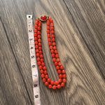 None Vintage CHINESE ANTIQUE NATURAL
CARNELIAN BEAD NECKLACE Photo 5