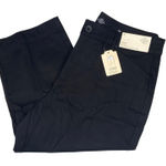 st. john's bay Capri Pants Womens 12 Black Easy Fit Through Hip & Thigh NEW Photo 0