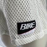 Vintage BIKE White Jersey Blue Letters Size Medium Photo 2