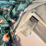 Noon Swim Swimwear Skirtini Ruffle Swim Dress Adjustable Blue Tropical Womens 20 Size undefined Photo 2