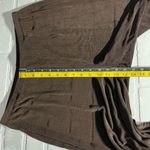Chico's 3 Travelers Pants Womens XL Brown Slinky Pull On Stretch Wide Leg Ankle Photo 2