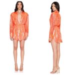Nookie  Oracle Peach Sequin Shirt Dress Size Small NWT Photo 1