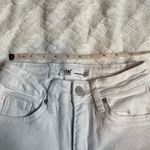 Ymi  Dream Jeans Ankle High Rise White 1 25‎ Denim Jean Raw Hem Photo 7