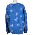 Disney Mickey Mouse & Stars Blue Pullover Crewneck Sweatshirt Size XL Photo 8