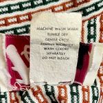 Femme of Dallas Western Boho Long Sleeve Button Down Geometric Top Green Size L Photo 9