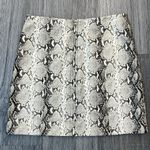Wild Honey  Faux Leather Snake Print Women’s Mini Skirt Size Small Photo 1