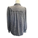 Rails Angelica Button-Up Shirt Black Acid Wash Size Large Photo 2