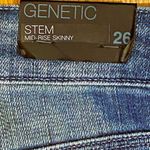 Genetic Denim NWT ~  Stem Mid-Rise Skinny Blue Jeans ~ Women's Size 26 Photo 3