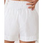 J.Crew Smocked Beach Short White Lightweight Polyamide Photo 8
