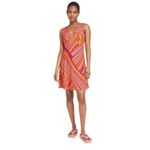 Wild Fable Groovy Costume Women's Slip Dress 70s Psychedelic Sleeveless Dress S‎ NWT Photo 2