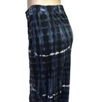 Ruff Hewn  Cotton Tie Dye Full Button Front Maxi Skirt Black Blue White Womens M Photo 4