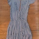 American Eagle Blue Stripe Romper Photo 0