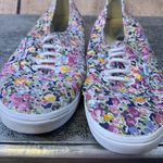 Vans  Floral Low Top Sneakers Size 10 Photo 6