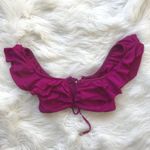 Blue Life  Magenta Off-Shoulder Bikini Top Photo 4