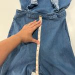 Jealous Tomato  Small Denim Wide Leg 70's Style Jumpsuit Photo 8