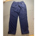 FIGS  High Waisted Yola Skinny Scrub Pants Navy Blue Medical Healthcare Womens L Photo 3