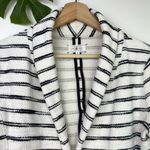 Loft Lou & Grey Striped Textured Soft Knit Blazer Jacket Photo 7
