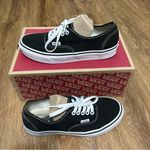 Vans  off the wall black lace up shoes sneakers women’s 8.5 Photo 6