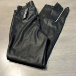BLANK NYC  The Bond Black Faux‎ Leather Pants with Zip Details Size 25 Photo 0