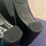 Stuart Weitzman  One Day Pump, Peep-Toe Wedge Shoes Black Size 8M In Original Box Photo 11