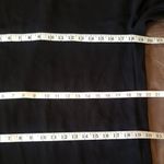 ZARA  Black Dress Size Large Womens Shift Sleeve Slit Gothic Grunge Emo Night Out Photo 10