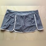 Free Country  skort size XL /16  sport swim button gray white stretch Photo 12