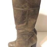 Luca Stefani Leather Tall Boots in Mocha Brown Size 7 Photo 0