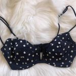 Urban Outfitters Navy And White polkadot bra Photo 3